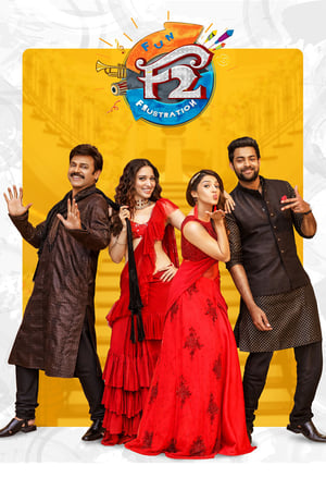 F2 Fun and Frustration (2019) (Hindi - Telugu) Dual Audio 450MB HD Poster Download - filmyfly